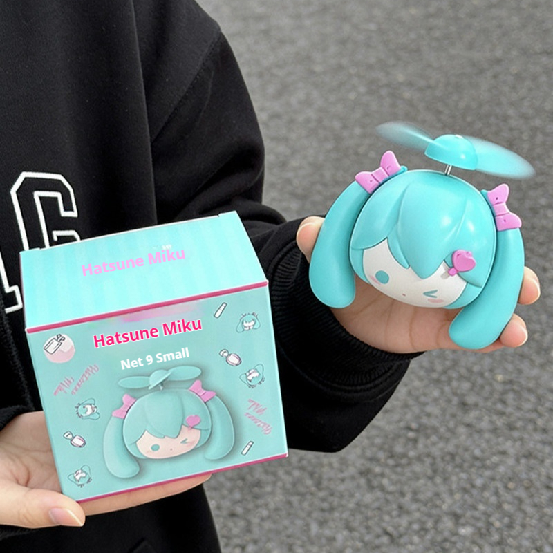 Usb Fan Silent - Cute Miku Mini Handheld Fan Usb