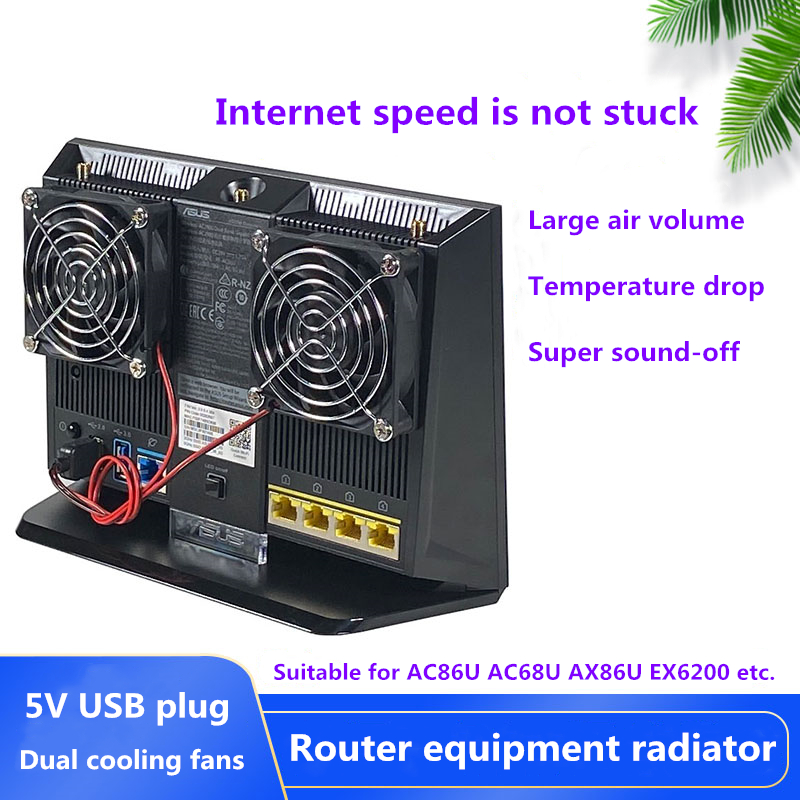 Usb Fan Silent - Dual fan high air volume ultra-quiet