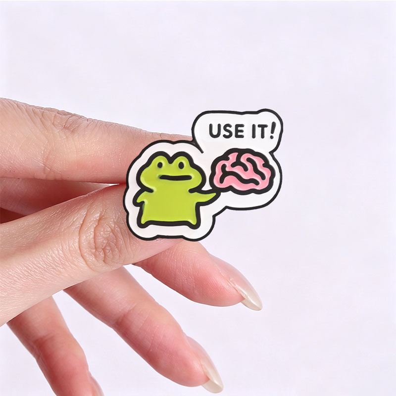 Funny Frog Badges Cute Cartoon - Kawaii Tech Accessories 评论和价格
