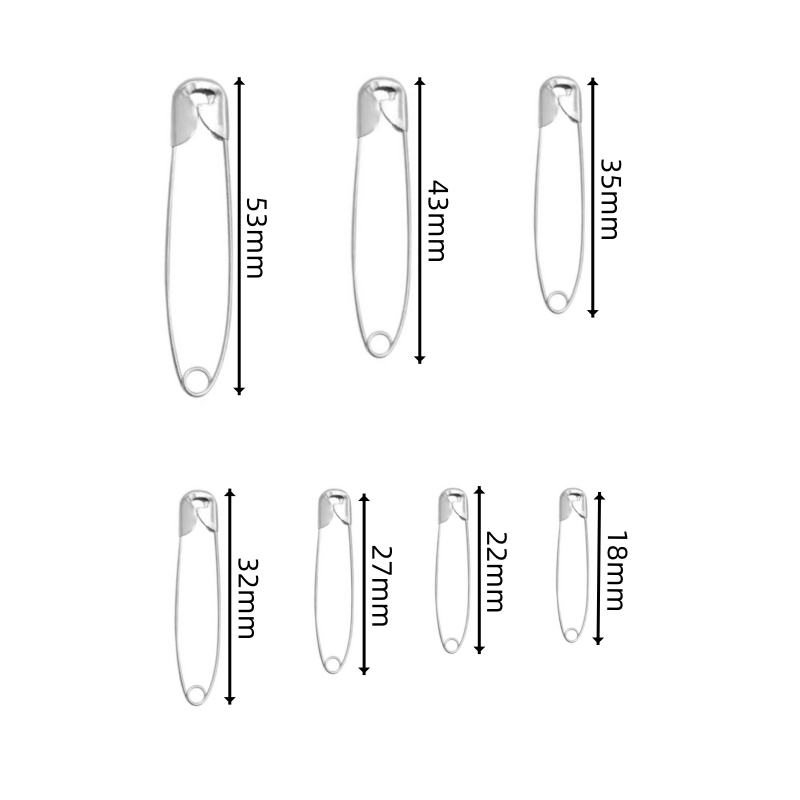 100Pcs/lot Stainless Steel Saf - Unique Tech Accessories 评论和价格