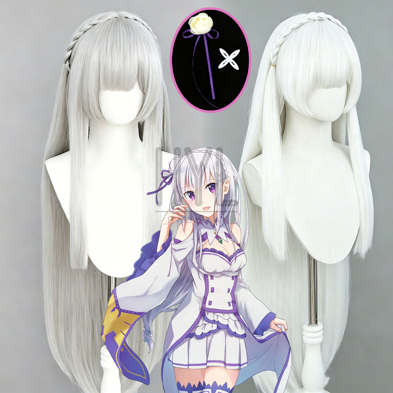 Anime Re:Zero Emilia Cosplay W - Tech Accessories For Men 评论和价格