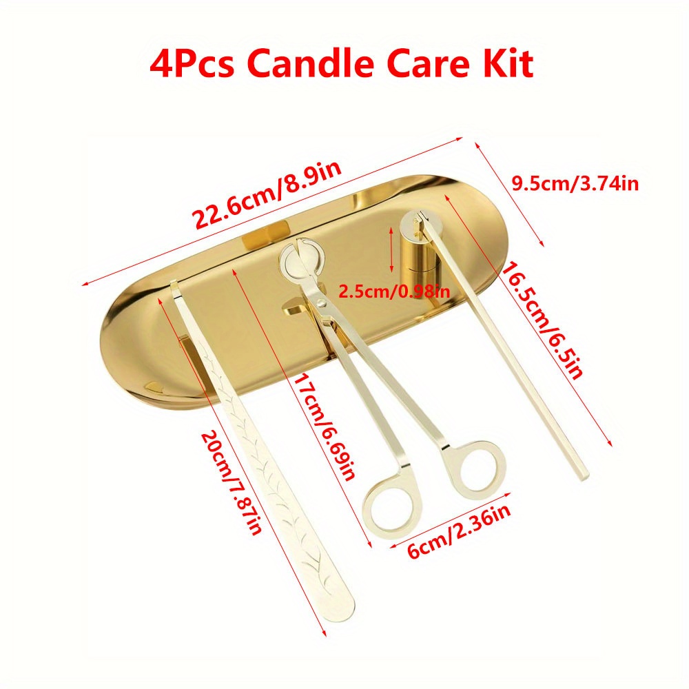 4pcs/set Luxury Candle Care Ki - Unique Tech Accessories 评论和价格
