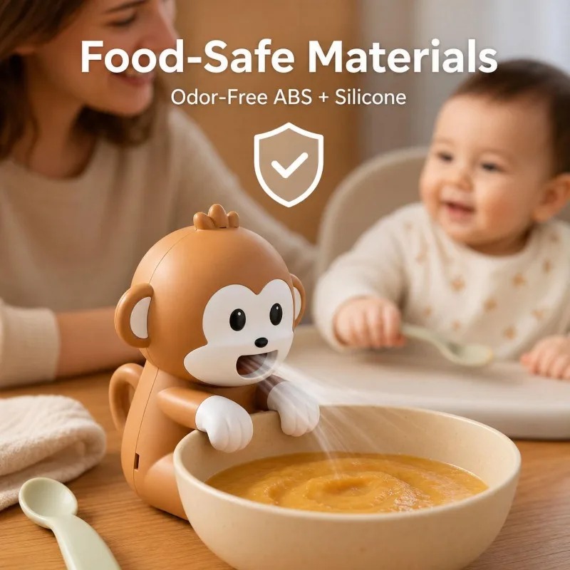 Portable Monkey Shaped Food Co - Usb Fan Silent 评论和价格