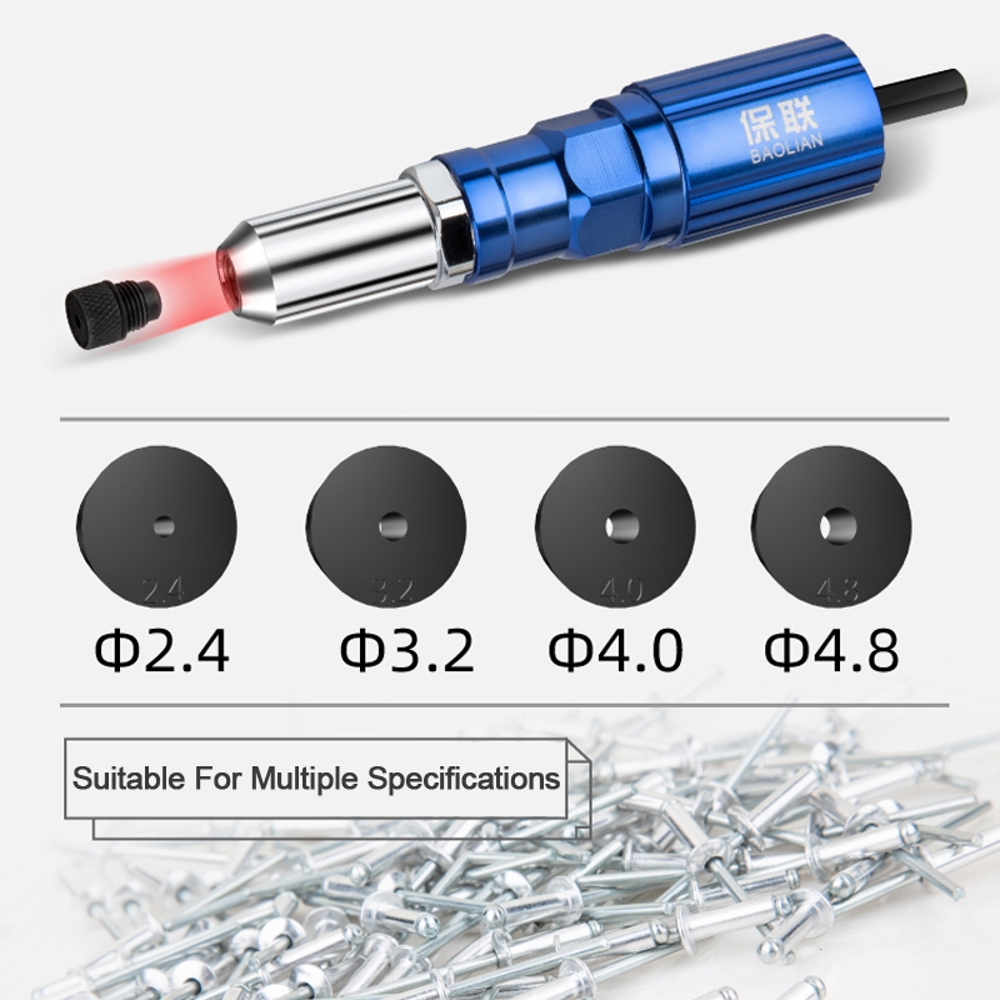 Electric Rivet Gun Adapter wit - Unique Tech Accessories 评论和价格