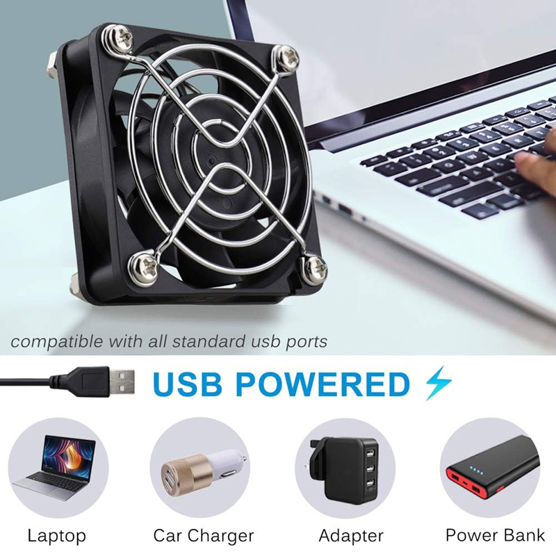 8/12cm 12V USB Powered Compute - Usb Fan Silent 评论和价格