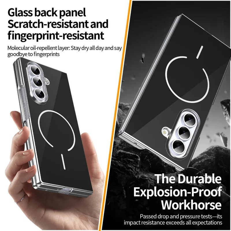 Glass Magnetic Folding Phone C - Tech Accessories Dropshipping 评论和价格