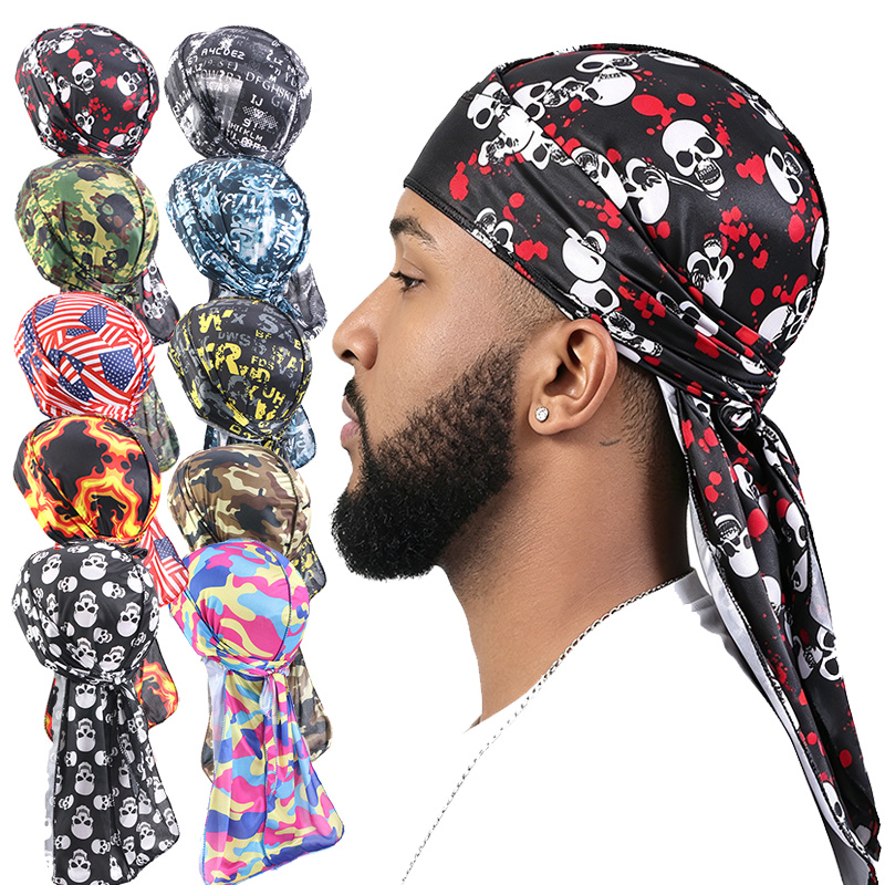 3PCS Fashion Long Tail Durag C - Tech Accessories For Men 评论和价格
