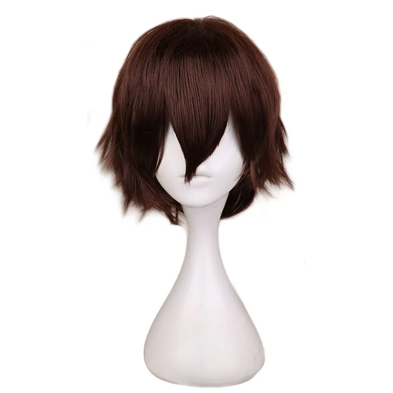 Short Dark Brown Wig for  Cosp - Tech Accessories For Men 评论和价格
