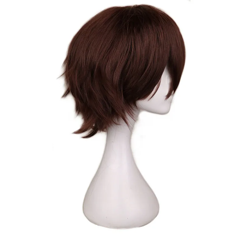 Short Dark Brown Wig for  Cosp - Tech Accessories For Men 评论和价格