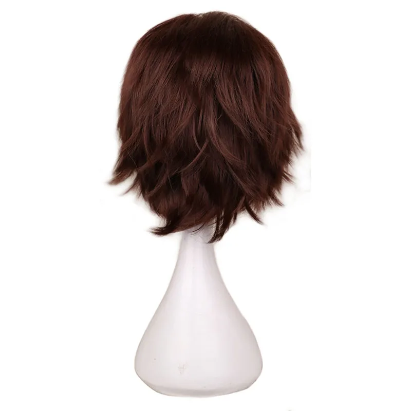Short Dark Brown Wig for  Cosp - Tech Accessories For Men 评论和价格