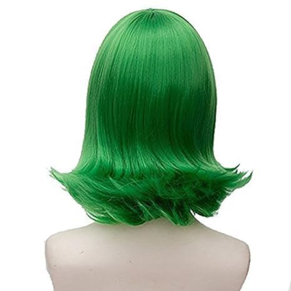 Short Green Wavy Cosplay Wigs  - Tech Accessories For Men 评论和价格