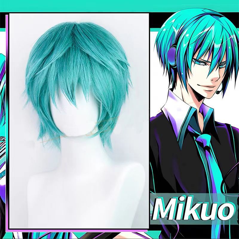 Mikuo Cosplay Wig Anime Miku B - Tech Accessories For Men 评论和价格