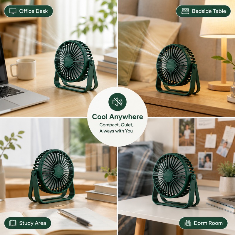 Mini Silent USB Desktop Portab - Usb Fan Silent 评论和价格