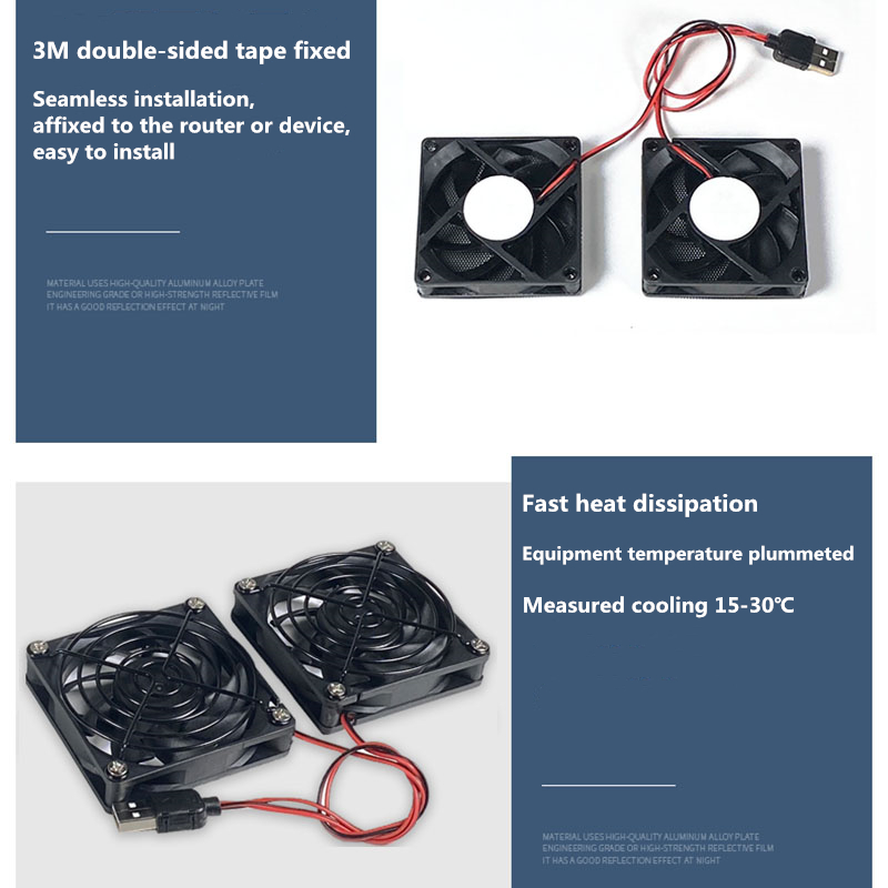 Dual fan high air volume ultra - Usb Fan Silent 评论和价格