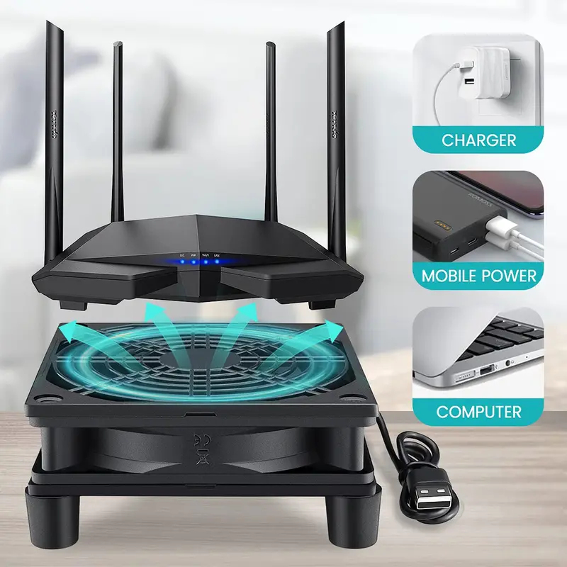 USB Powered Computer PC Case F - Usb Fan Silent 评论和价格