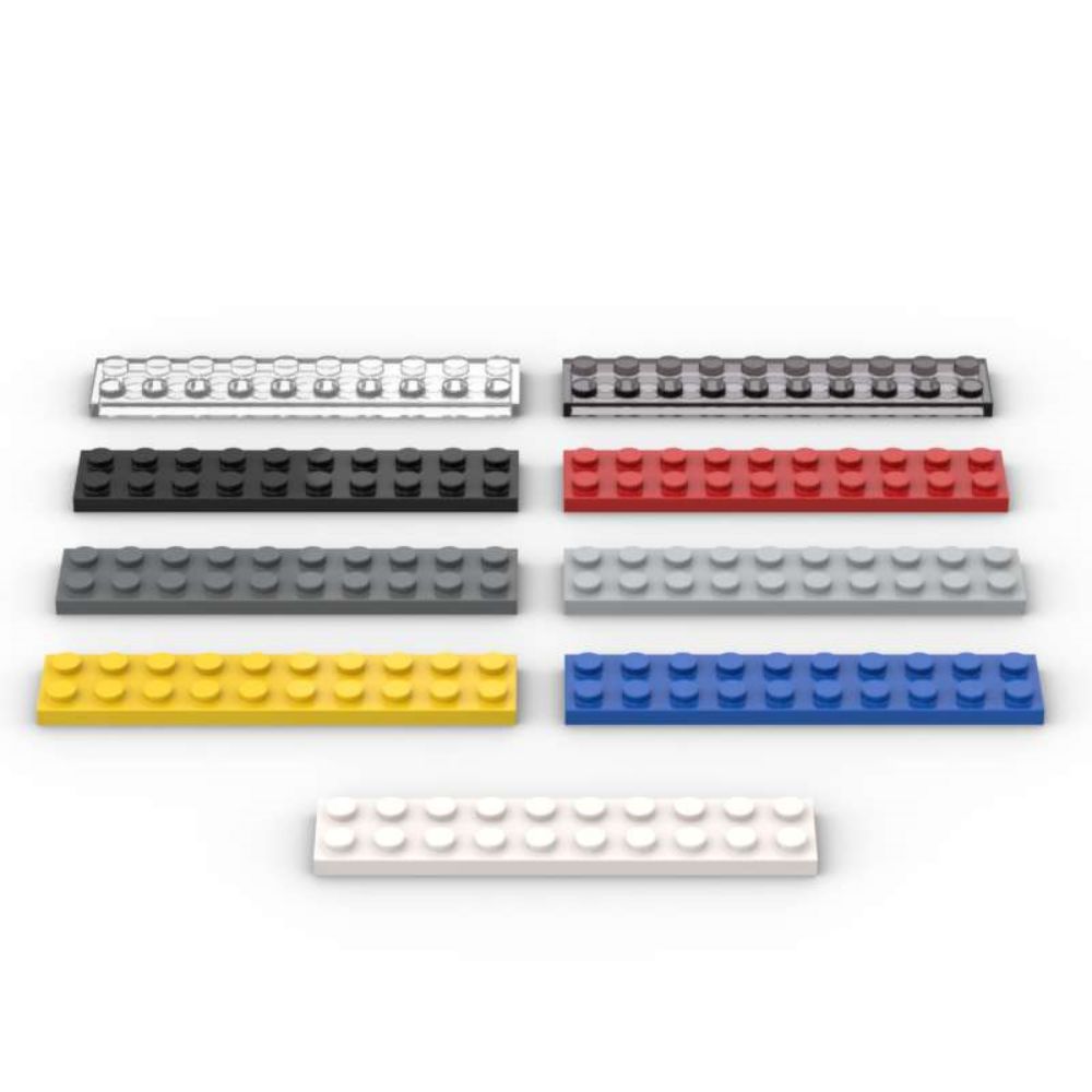 MOC 10PCS 3832 2x10 Tire Plate - Tech Accessories For Kids 评论和价格